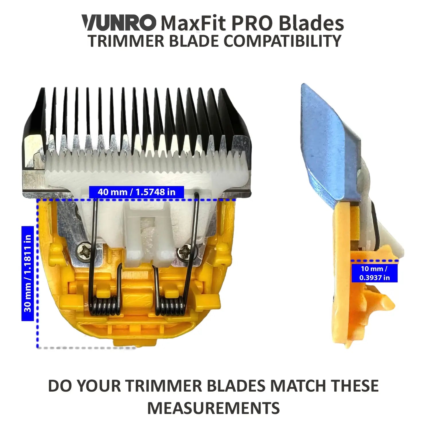 7F MaxFit PRO Dog Trimmer Blade (3.5 mm) by VUNRO