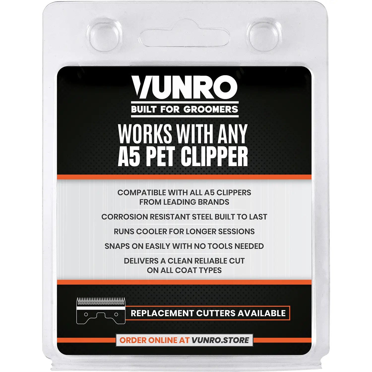 40# Blue Steel Dog Clipper Blade (0.25 mm) by VUNRO