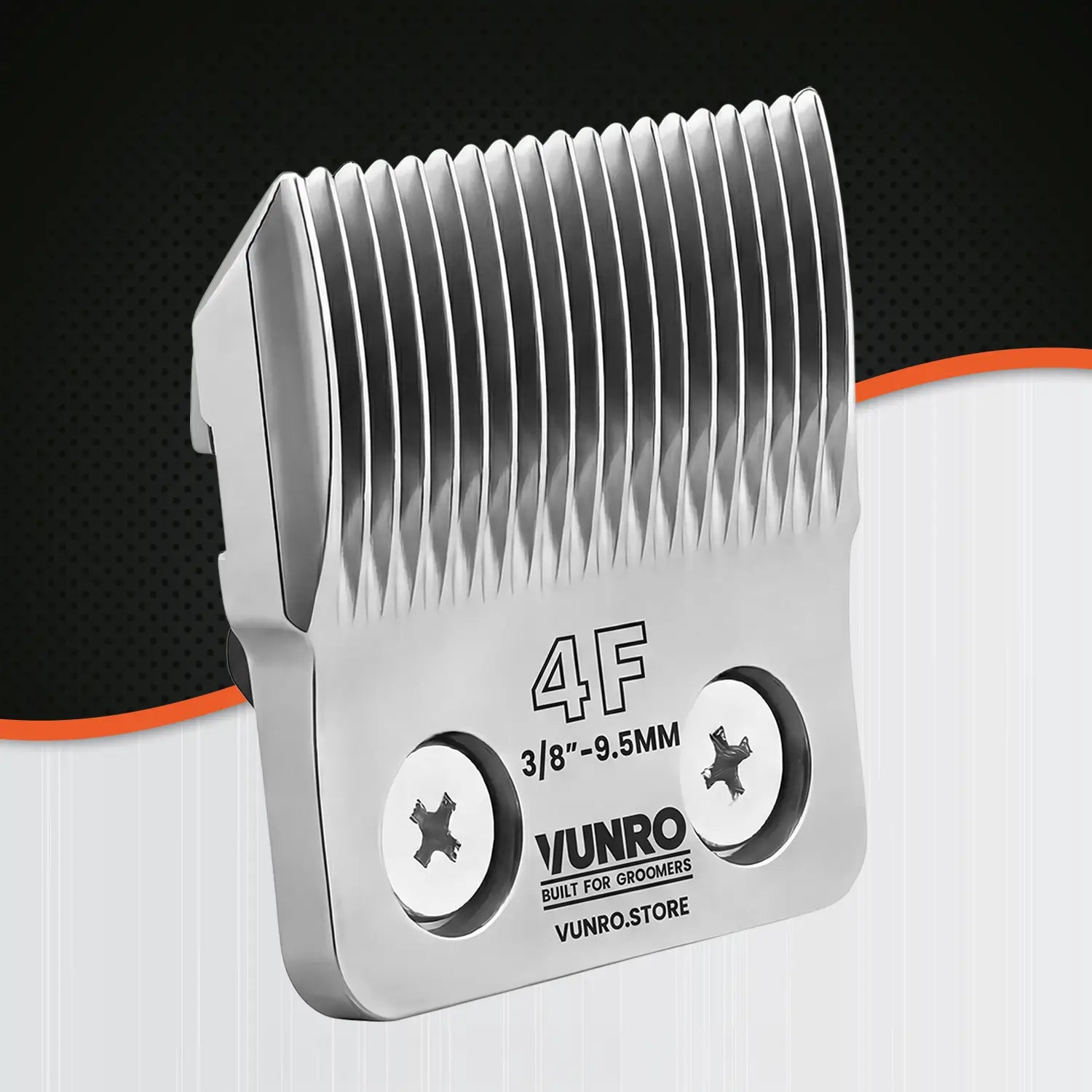 4F Ceramic D-Series Dog Clipper Blade (9.5 mm) by VUNRO